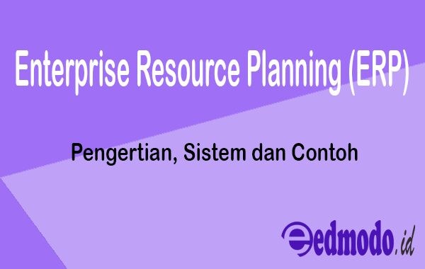 Enterprise Resource Planning (ERP) - Pengertian, Sistem dan Contoh