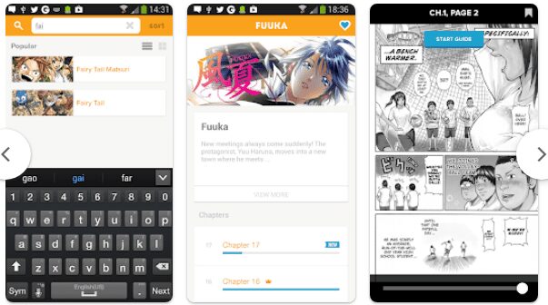 Aplikasi Baca Komik Crunchyroll Manga